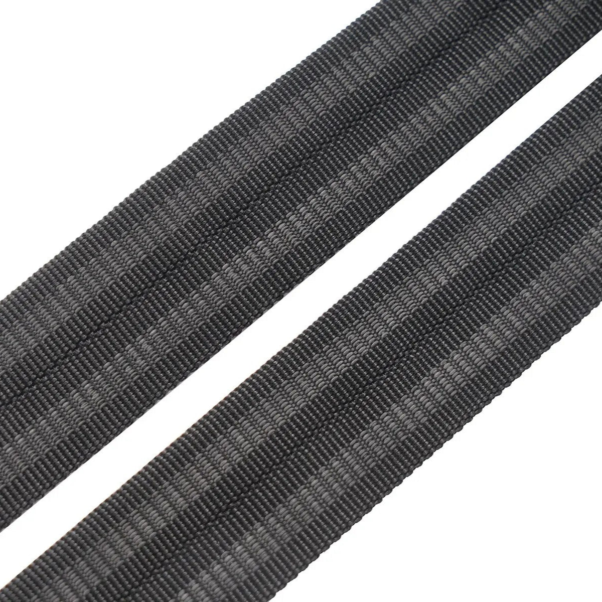 Close-up of weightlifting straps showing textured, anti-slip material